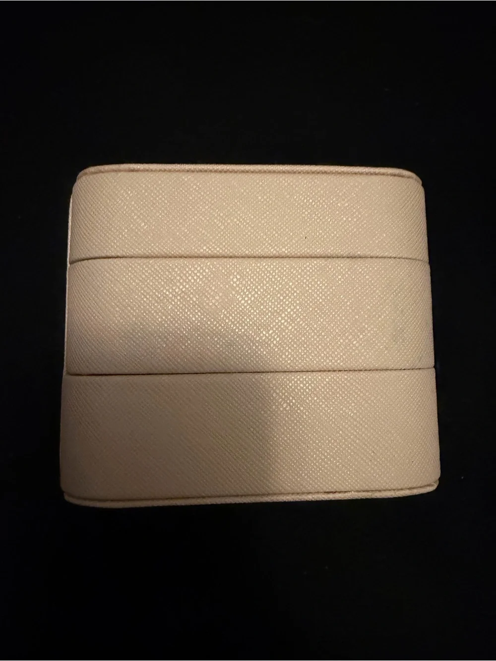 Compact Pale Pink Jewelry Case with Gold Hardware NEW
